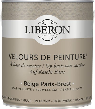 Liberon Velours De Peinture Muurverf - Mat - Beige Paris-brest - 0,5l