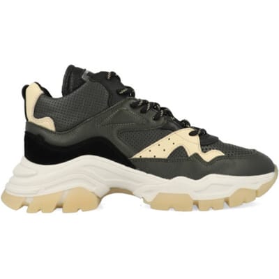 Bronx Sneakers Tayke-Over 47309-AB Groen / Beige-37