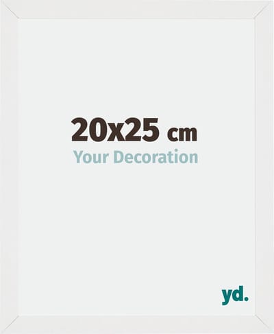 Your Decoration - Fotolijst 20x25 cm - MDF - Wit Hoogglans - Mura