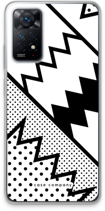 Case Company® - Hoesje geschikt voor Xiaomi Redmi Note 11 Pro hoesje - Pop Art #5 - Soft Cover Telefoonhoesje - Bescherming aan alle Kanten en Schermrand