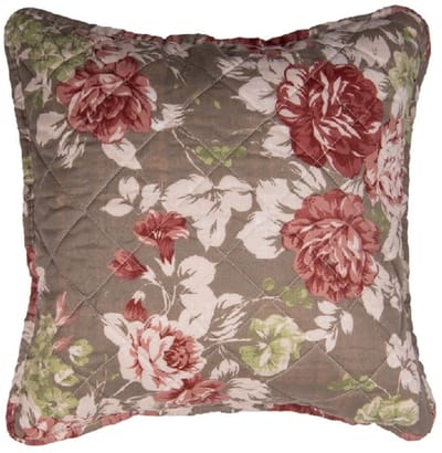 Deze kussenhoes 40x40cm heeft aan de voorkant een bloemenpatroon in patchwork. Aan de achterkant kan de hoes worden dicht gestrikt. Gemakkelijk te combineren kleuren. Wasbaar op 30 °C. Leuk om voor uzelf te kopen of om cadeau te geven.