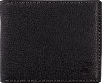 camel active Leren Portemonnee Macau Jeans Wallet Black Zwart
