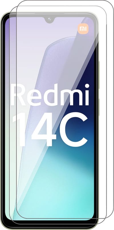 Screenprotector geschikt voor Xiaomi Redmi 14C / Redmi A4 / Redmi A5 / Poco C75 - 2x Glas Screen Protector