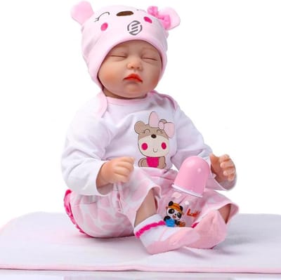 Equivera Reborn Baby Pop - Reborn - Reborn Poppen - Reborn Baby Pop Silicone - Reborn Doll - Reborn Dolls - Reborn Levensechte Pop - Reborn Doll Silicone Baby - Reborn Baby Poppen - Handgemaakt