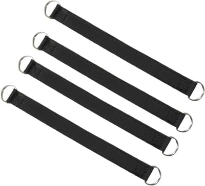 Set van 4 Sterke Hangmat- en Schommelbanden, Duurzame Touwen met een Draagvermogen van 200 kg tot 300 kg, 29 cm Vaste Strap voor Stabiliteit en Veiligheid