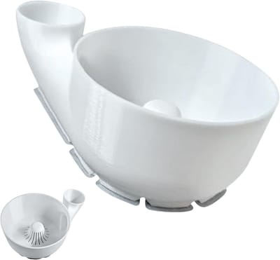 Fruit Wasser - Groente Sla Spinner - Maaltijd Voorbereiding - Waterbesparend - 23 cm - Wit