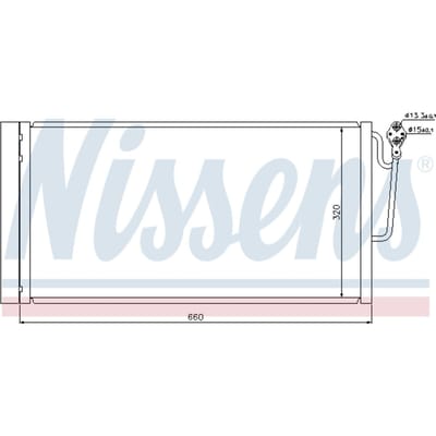 Condensor, airconditioning NISSENS 940118