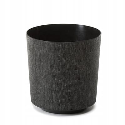 Lamela Gama Pot 19cm Zwart Kunststof - Stijlvolle Bloempot
