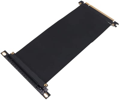 Allecto - PCI Express Kabelkaart - Flexibele PCIe3.0 16x Adapter - Hoge Snelheid - 20cm - Duurzaam - Geschikt voor Gaming en PC Upgrades - ELD26036