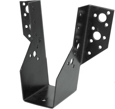 Wovar Raveeldrager Zwart Verzinkt voor 4.5 x 14.5 cm Balken | Per Stuk