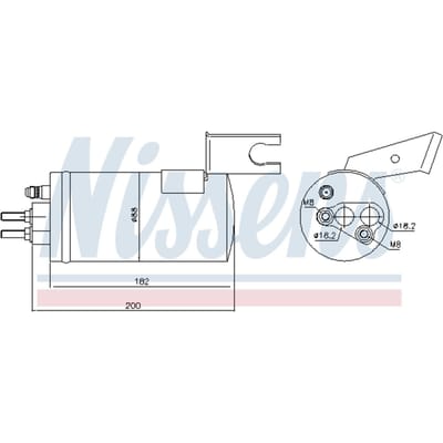 Droger, airconditioning NISSENS 95368