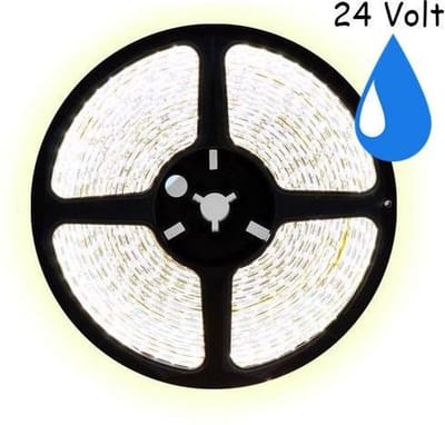 5 meter koud wit led strip waterproof - IP65 - 60Leds/m - 24V