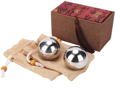 Dailygoods- Handbal 50mm - Stalen Bal - Oefening/Fitness - Massage - Duurzaam - Geschikt voor Revalidatie - Fitnessbal
