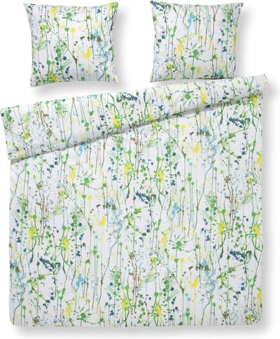 Day Dream Noa - dekbedovertrek - lits-jumeaux - 240 x 200/220 - Groen