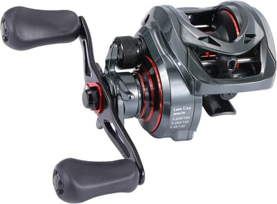Krachtige Baitcasting Visreel met Hoge Snelheid 8.0:1 en Magnetisch Remssysteem