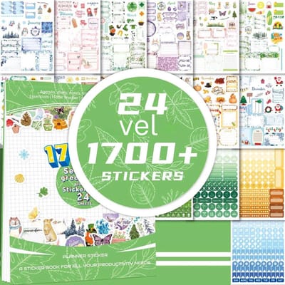 Planner & Bullet Journal Stickers met Planten & Natuur thema - 1700+ Stickers voor Agenda & Kalender