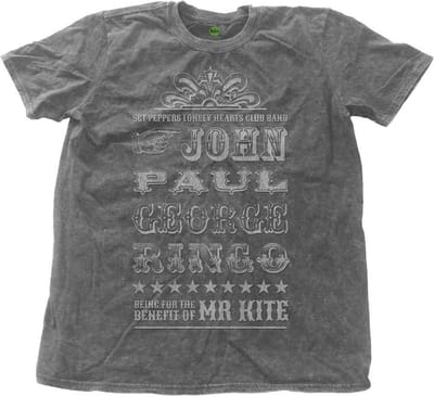 The Beatles - Mr Kite Heren T-shirt - M - Grijs