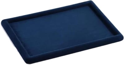 Sieraden Presentatieplaat - Opbergplaat Accessoires - Sieraden Organiseren - Lichtgewicht Ontwerp - M Medium - Donkerblauw