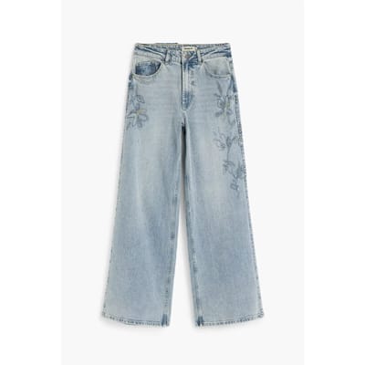Dames Wide Leg Jeans Desigual Fairy