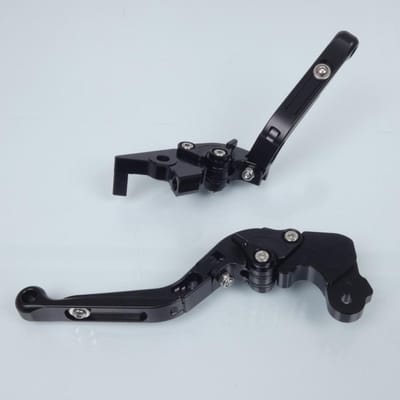 Levier Sifam pour moto Moto Guzzi 850 V9 Bobber 2016 à 2017 alu noir paire Neuf