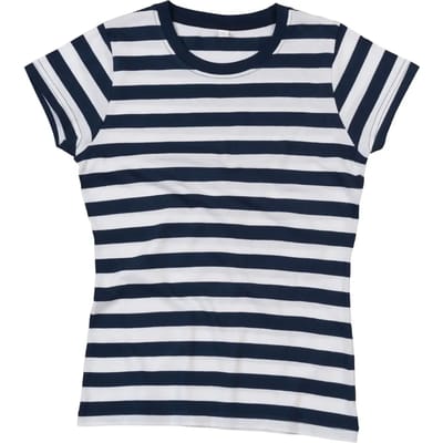 Gestreept dames-T-shirt Mantis