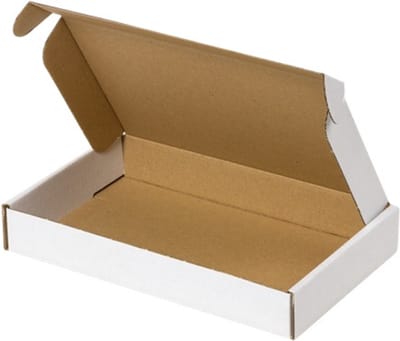 Brievenbusdoos A6 - 100 stuks - Verzenddoos - Brievenbuspakje - Pakket brievenbus - Sterke doos - kartonnen doos - Wit - 180x115x28 mm
