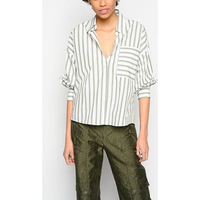 PINKO Amilcare Camicia Popeline Stra White/crystal Größe: 38 | Business hemden Outlet | Damen | Weiß