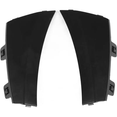 Zijdelingse Afwerking voorbumper Vervanging voor Benz C-Klasse W205 S205 AMG Line Facelift C43 C63 2019-2021 black