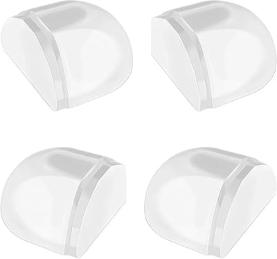 Zelfklevende Deurstoppers - Vloerstoppers - Muren Beschermen - Zonder Boren - 4 Stuks - Transparant