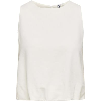 ONLY - ONLGOA S/L BALLON LINEN BL TOP CC PNT - Dames - Blouses