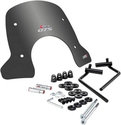 Rookgrijs Windscherm / Kuipruit voor Vespa GTS 125 & 300 (2023) - Inclusief Montagekit
