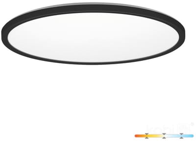 LED Plafondlamp NIVERA CIRCLE 18W Zwart - IP54 - 3CCT 3000K/4000K/6000K | Geen fitting | Warm Wit-Koel Wit-Daglicht | 18 watt | 30.000 Branduren