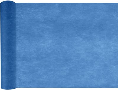 Santex Tafelloper op rol - donkerblauw - 30 cm x 10 m - non woven polyester