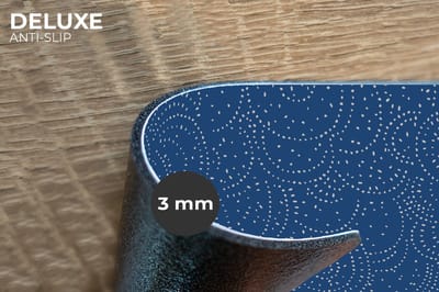 Placemats - 6 stuks - 45x30 cm - Placemat kunststof - Patroon - Blauw - Japan - Borden onderleggers - Decoratie voor op tafel - Keuken tafeldecoratie accessoires - Vinyl onderlegger - Tafelversiering
