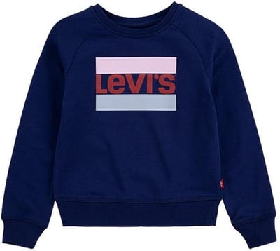 Levi's meisjes BATWING CREWNECK trui MEDIEVAL BLUE