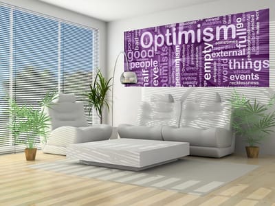 Optimism Abstract Photo Wallcovering