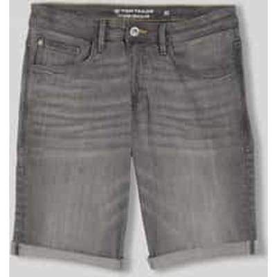 Tom Tailor - TTJOSH REGULAR SLIM jeansshort - Maat 30 - grey denim