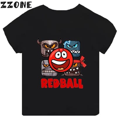Heetverkocht Rood Bedrukt Cartoon Kinder T-shirt, Leuk Zwart, Geschikt voor Meisjes en Jongens, Kinder Top 130 black