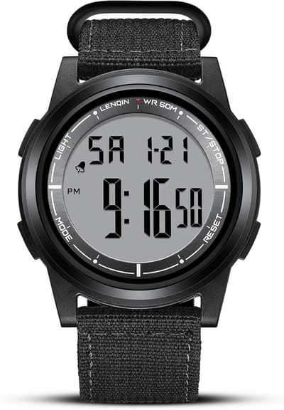 Herenhorloge Analog Quartz 30M Waterdicht met Datum