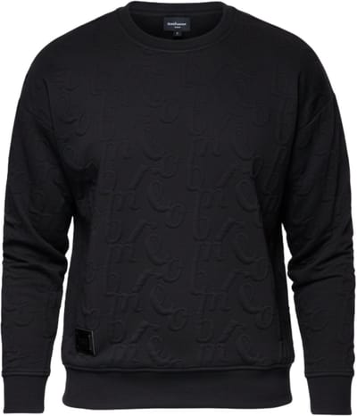 OMBRE Sweater - Loose Fit - Lange Mouw - Rits Zwart S