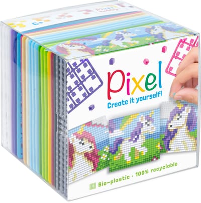 Pixelhobby kubus - eenhoorn
