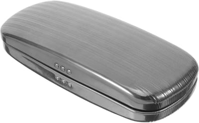 Zonnebril Organizer - Brillen Etui - Veilig Opbergen - Harde Aluminium Koffer - 15.8 cm Lengte - Zilverkleurig