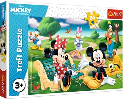 Trefl Mickey Mouse Onder Vrienden Disney Legpuzzel - 24 stukjes - Vanaf 3 jaar