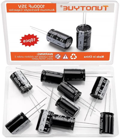 Elektrolytische Condensatoren - Aluminium Condensatoren - Reparaties Elektronica - Hoge Capaciteit Klein Formaat - 1000uF 35V - Niet Van Toepassing