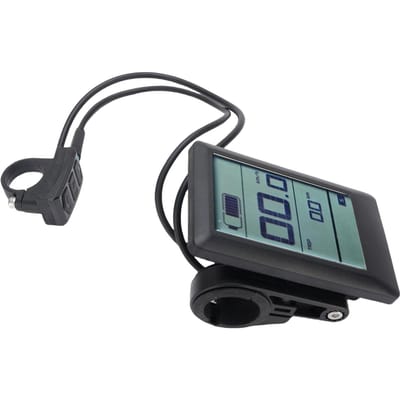 Elektrische Fiets Display Meter Geschikt voor Bafang M200 M300 M400 M500 M510 Middenmotor LCD Achtergrondverlichting 5-pins Connector gray