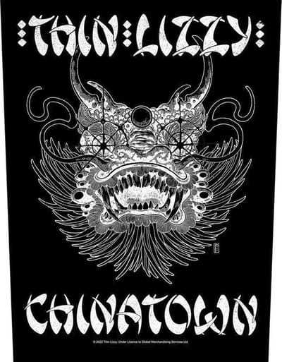 Thin Lizzy - Chinatown Rugpatch - Zwart