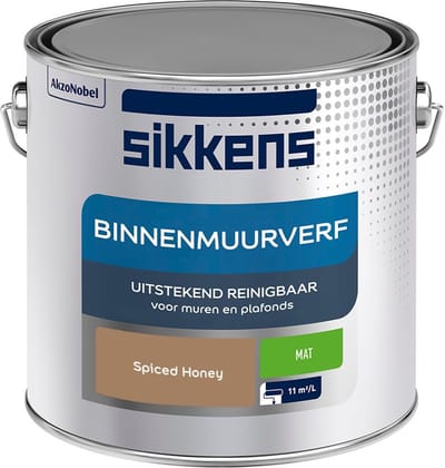 Sikkens - Binnenmuurverf Mat - Spiced Honey - Mengverf - 2,5 L