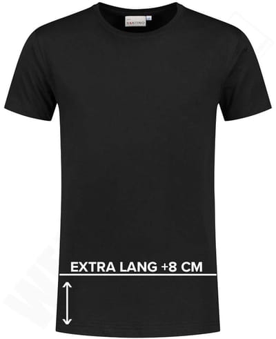Santino T-shirt extra lang Jace plus