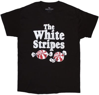The White Stripes - Peppermints Heren T-shirt - S - Zwart