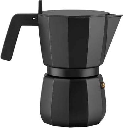 Alessi Percolator Moka Black - DC06/6 B - 6 kops - door David Chipperfield